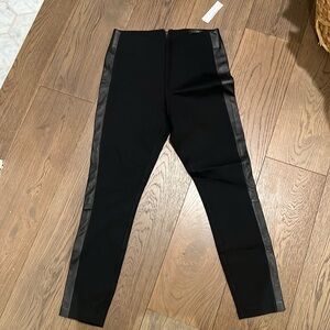 Jcrew Pixie pant leather detail 6s